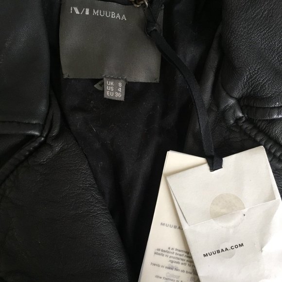 Muubaa Miri Leather Biker Jacket - Picture 5 of 8
